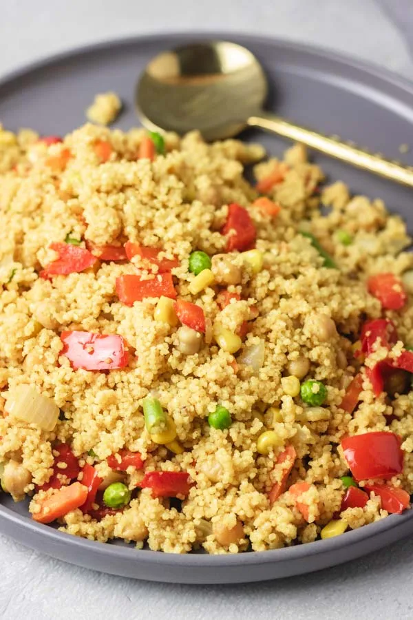 Moroccan-Inspired Spicy Vegetable Couscous Delight