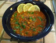 Moroccan Lentil And Chickpea Soup