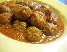 Moroccan Meatballs In Tomato Sauce