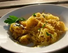 Moroccan Spiced Spaghetti Squash