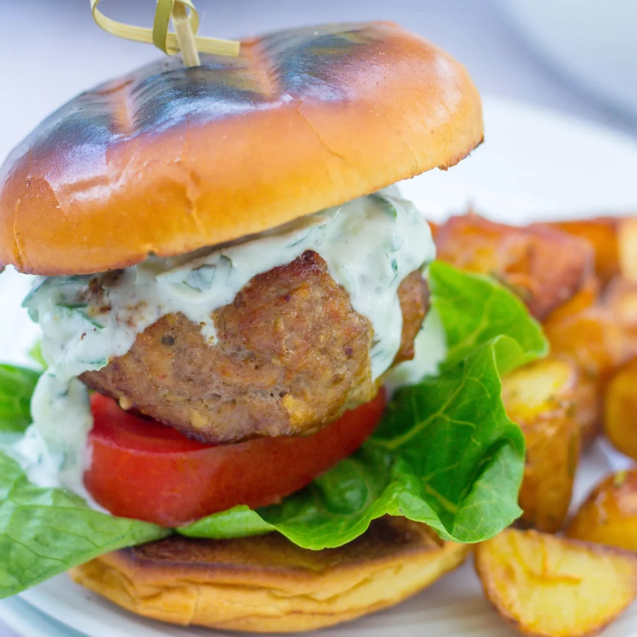 Moroccan Style Lamb Burgers