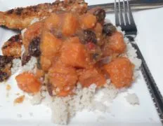 Moroccan Sweet Potato With Couscous