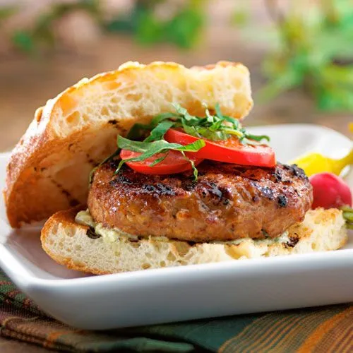 Mouth Watering Italian Turkey Burgers