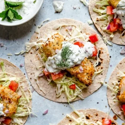 Mouthwatering Fish Tacos With Homemade Tzatziki Sauce