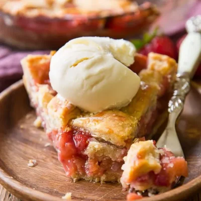 Mouthwatering Strawberry Rhubarb Pie Recipe