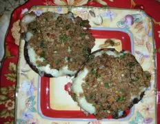 Mozzarella Stuffed Portabellas