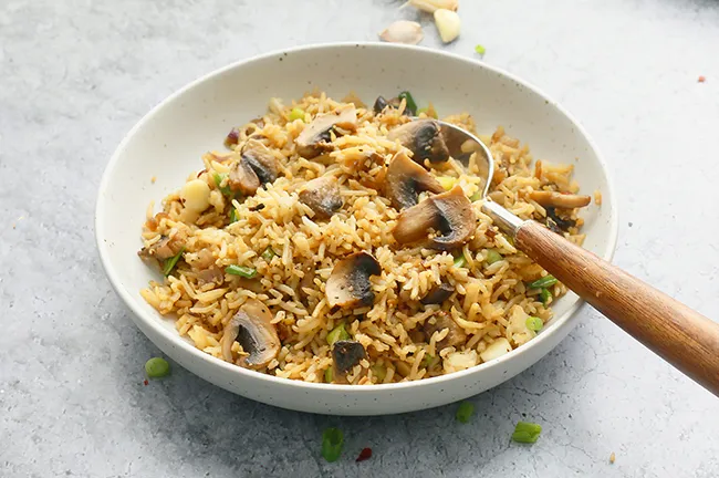 Mushroom Fried Rice