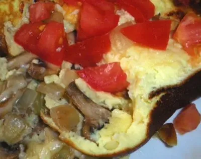 Mushroom N Cheese Omelet