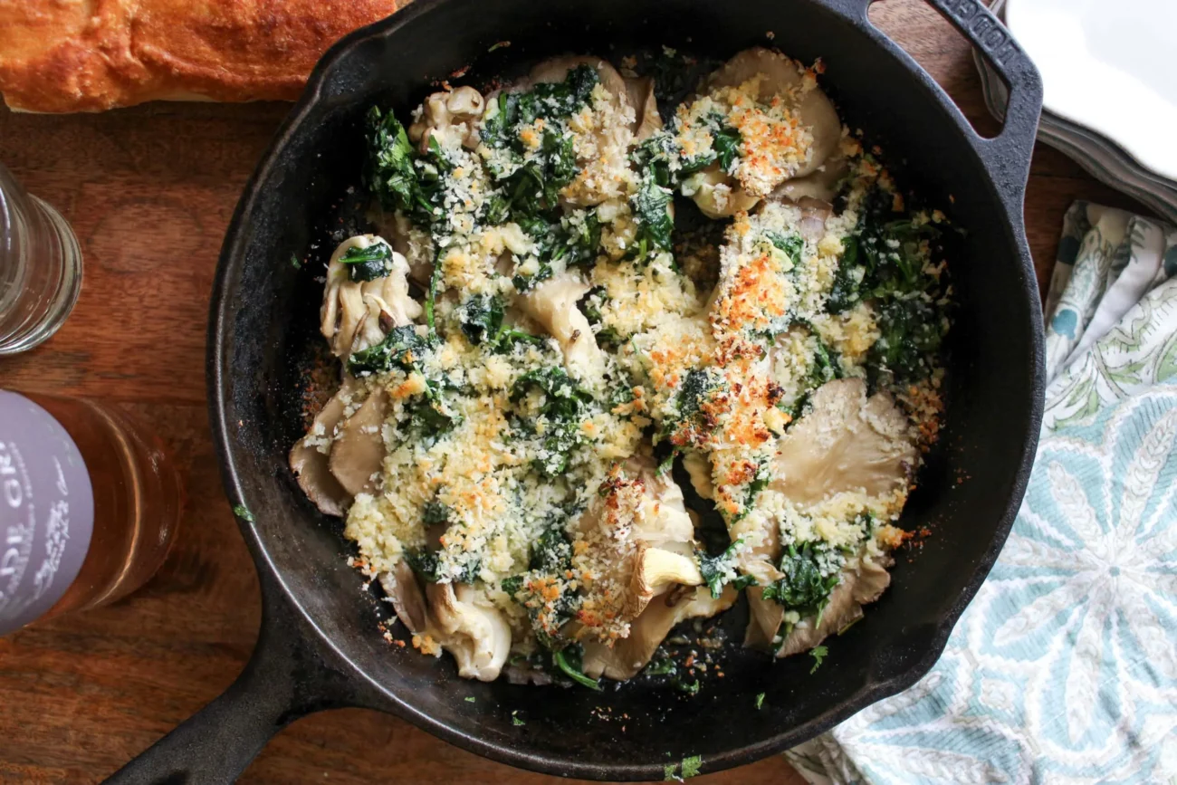 Mushroom Oysters Rockefeller