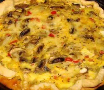 Mushroom Quiche