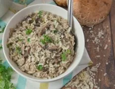 Mushroom Risotto In Pressure Cooker