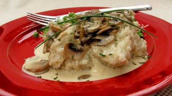 Mushroom Stroganoff With Mustard And