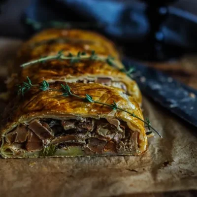 Mushroom Strudel