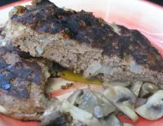 Mushroom Stuffed Cheeseburgers