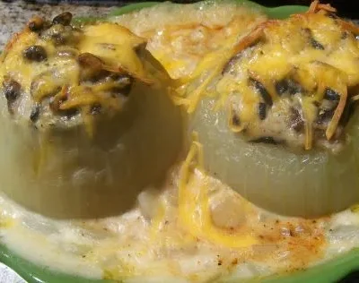 Mushroom Stuffed Onions--Midwest