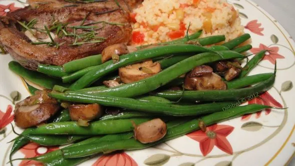 Mushrooms And Green Beans