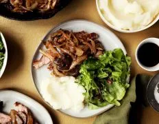 Mushrooms And Onions For Steak