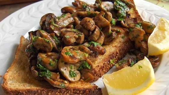 Mushrooms On Toast