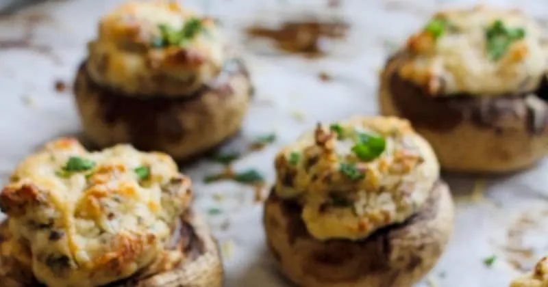 Mushrooms Stuffed With Cream Cheese