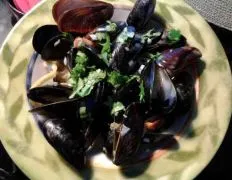 Mussels In Lemon Cream