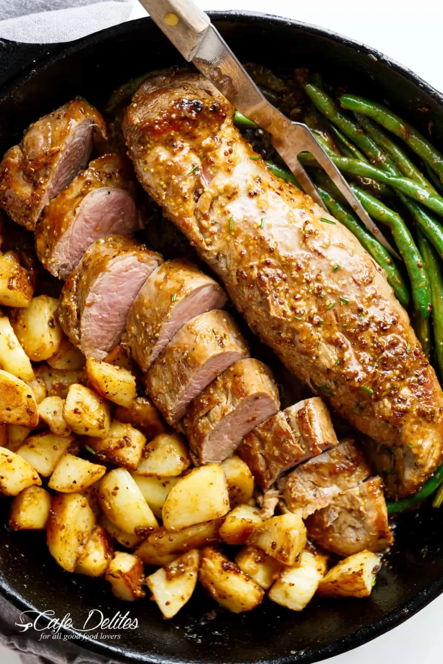 Mustard Garlic Pork Tenderloin