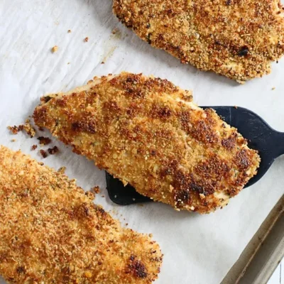 Mustard Herb Crusted Chicken Breasts