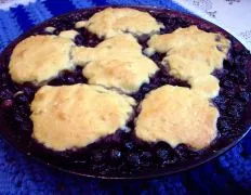 My Blueberry Cobbler