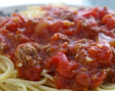 My Crock Pot Spaghetti Sauce