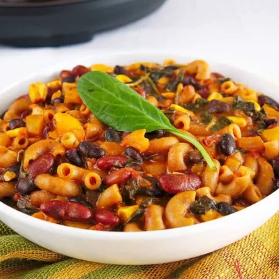 My Healthier Chili Mac Casserole -Oamc