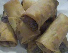 My Very Own Spring Rolls With Peanut Sauce