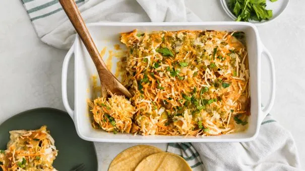 New Mexico Style Chili Chicken Casserole