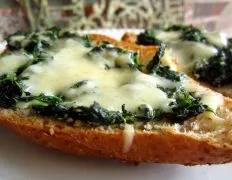 New Orleans Spinach Garlic Bread