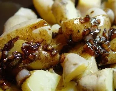 New Potatoes With Balsamic And Shallot