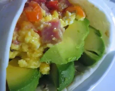 Nifs Avocado And Egg Breakfast Wrap