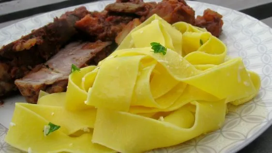 Nifs Simple Parmesan Pappardelle