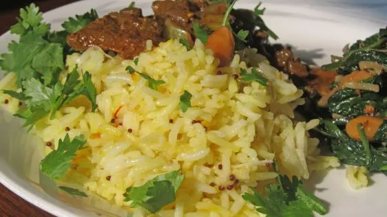 Nimbu Ka Chaval Saffron Rice With Lime