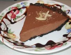 No-Bake Chocolate Two Cheese Pie