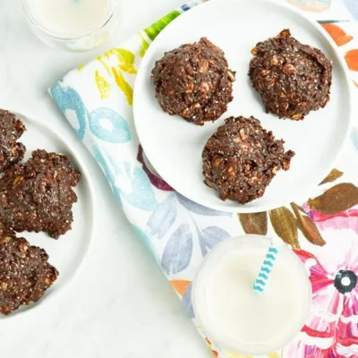 No Bake Fudge Cookies