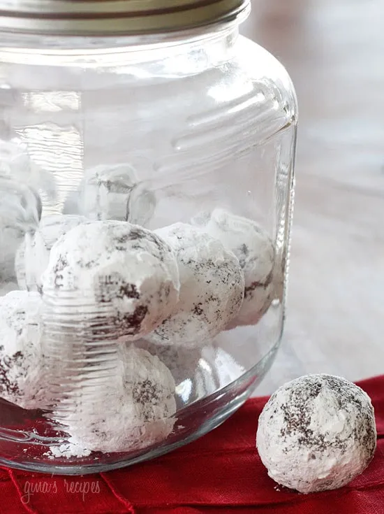 No-Bake Fudge Snow Balls