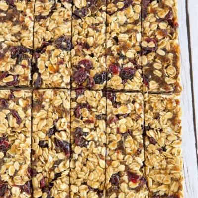 No Bake Granola Bars