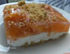 No Bake Peach Cheesecake