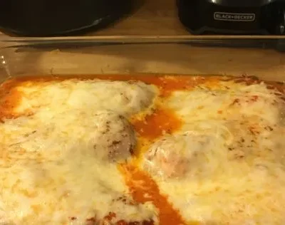 No Breading Baked Chicken Parmesan