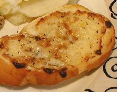 No Garlic Garlic Bread