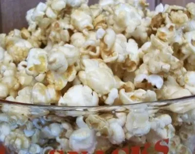 No Kernel Caramel Puff Popcorn