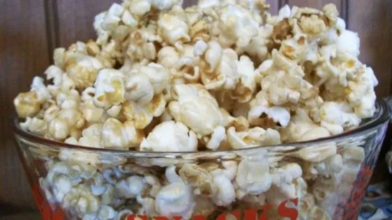 No Kernel Caramel Puff Popcorn