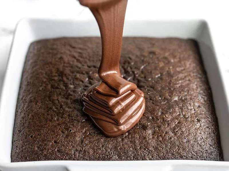 No-Yolk Chocolate Fudge Cake