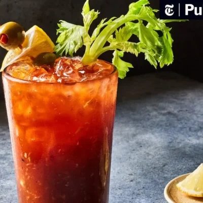 Non-Alcoholic Bloody Mary Delight: A Refreshing Mocktail Recipe