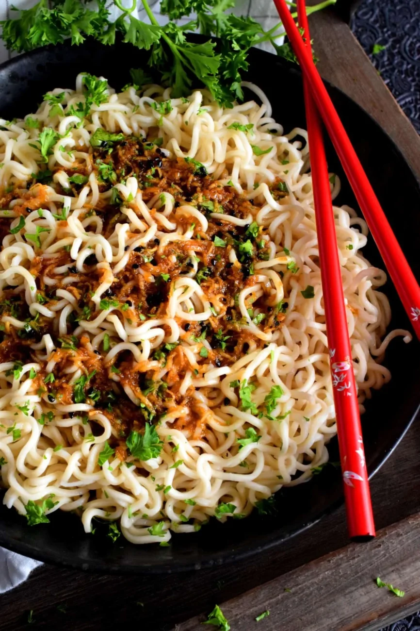 Noodles In Sesame Soy Sauce