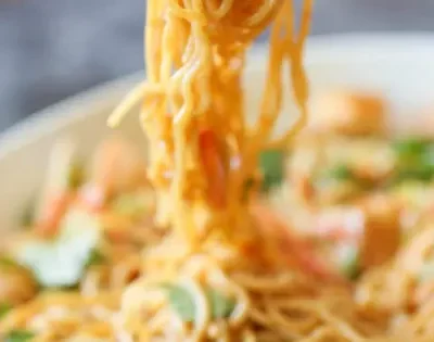 Noodles With Peanut Sauce