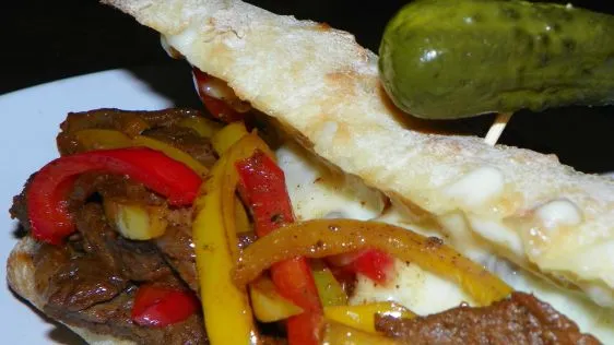 North Carolina-Style Steak and Cheese Sandwich Recipe